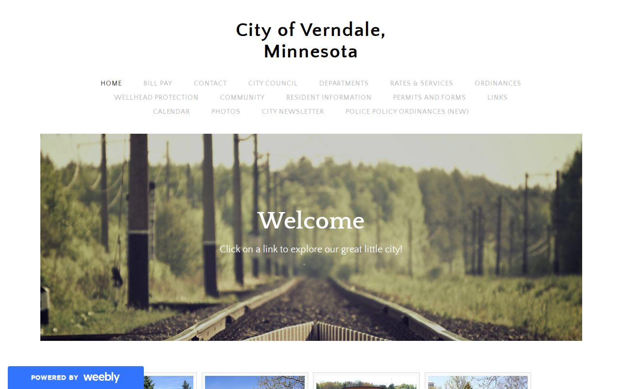 Verndale court docket city office source